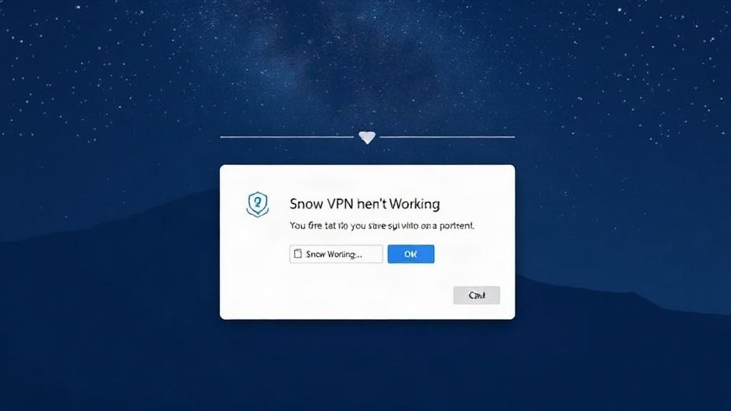 Snow VPN не работает? Возможные причины и способы исправления. Небольшой практический разбор: как я бы проверял проблему сам